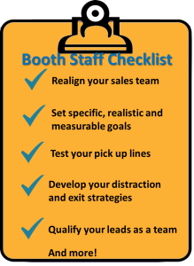 Trade Show Booth Staff Checklist