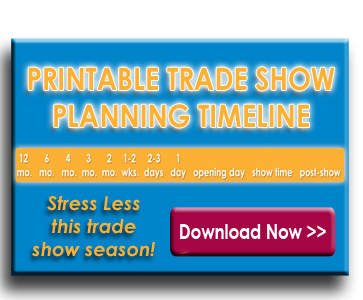 trade show planning timeline