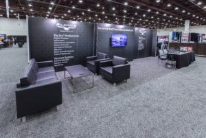 Trade show exhibit rental solution 10x30 booth space