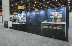 10x30 Lightweight trade show exhibit booth