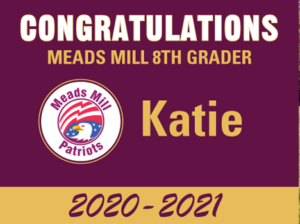 Congratulations Katie Sign