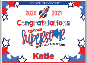 4th Grade Superstar Katie Sign